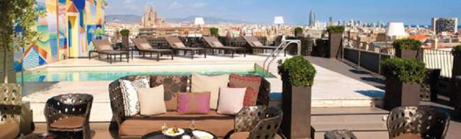 Roof top terrace bars Barcelona